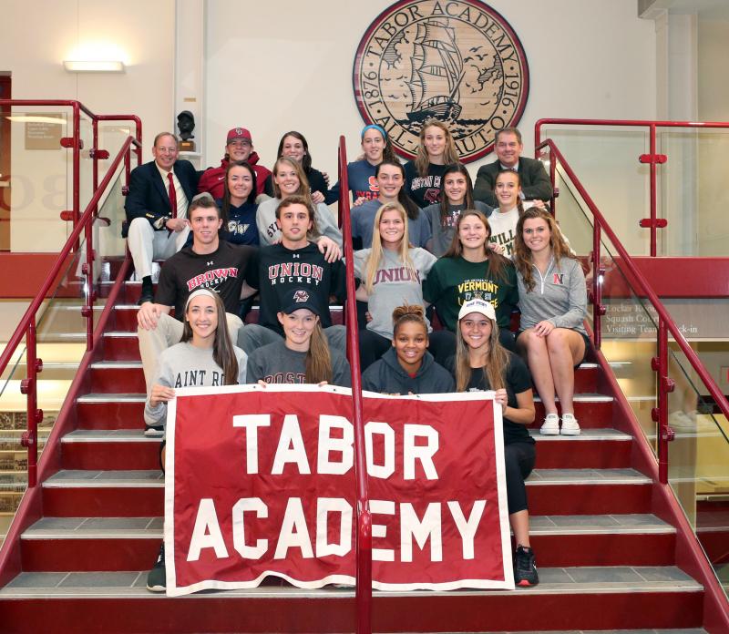 18 Tabor athletes sign with Division I colleges Sippican